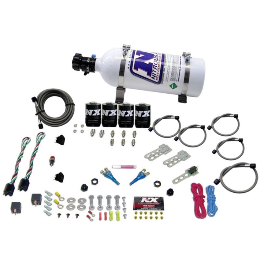 Nitrous Express 20224-05 GM EFI DUAL STAGE (50-150HP X 2) WITH 5LB BOTTLE