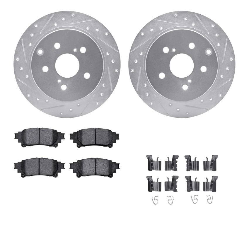 Dynamic Friction 7512-76156 Rotor Kit