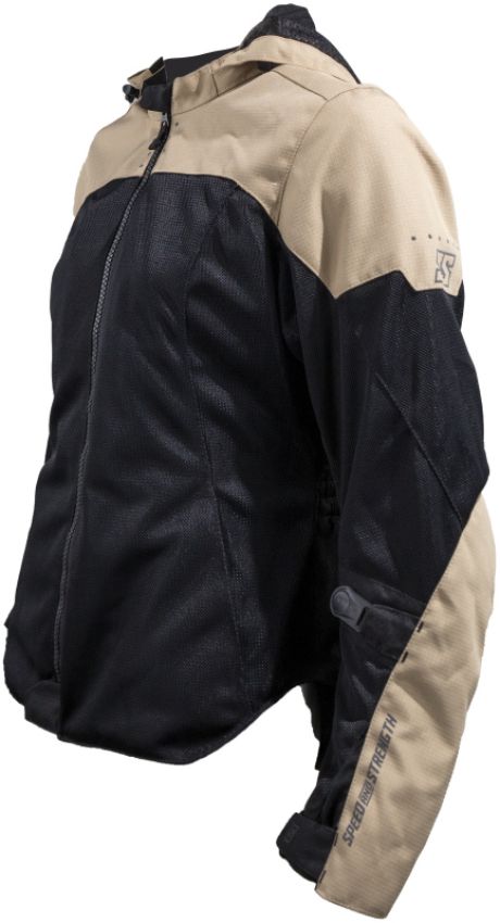 Speed and Strength 609926 Starstruck Mesh Jacket Trench Tan/Black Womens - Medium