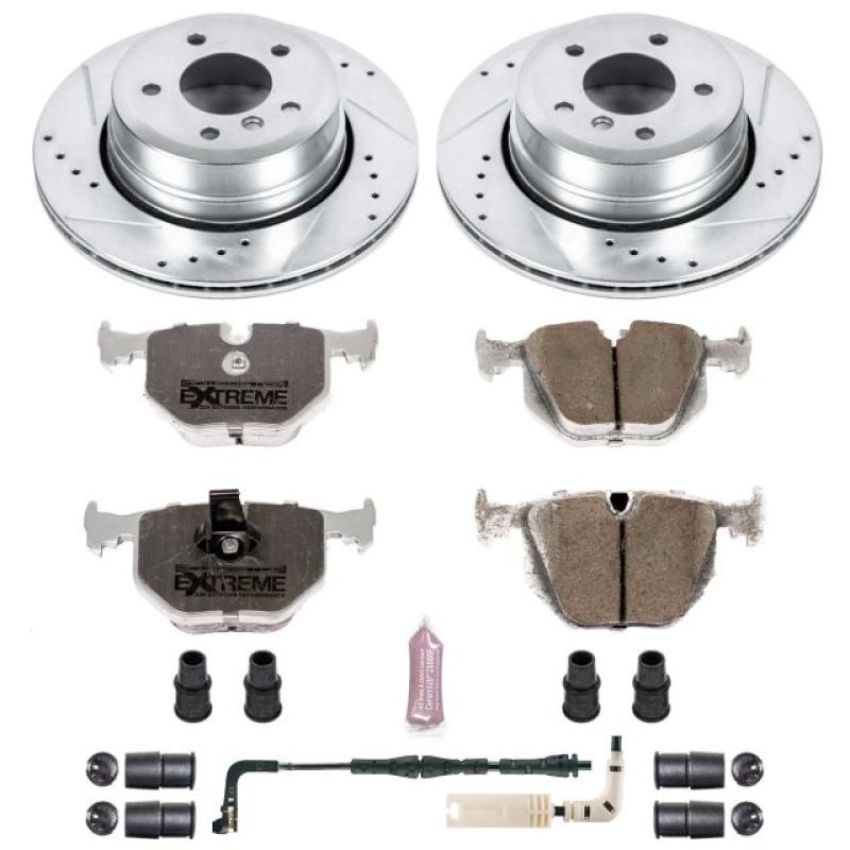 PowerStop K5491-26 Z26 Street Performance Ceramic Brake Pad and Drilled & Slotted Rotor Kit