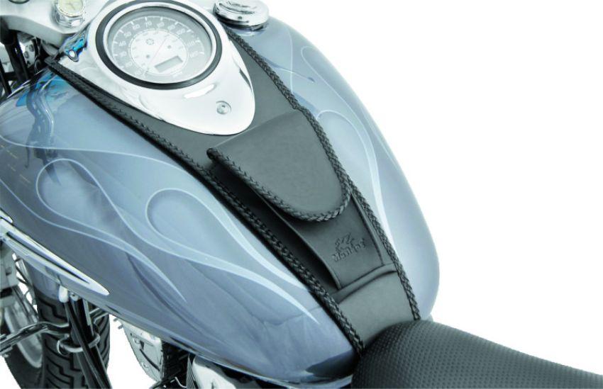 Mustang Motorcycle 93324 Mustang 07-17 Yamaha 1300 V-Star Cruiser Tank Bib - Black