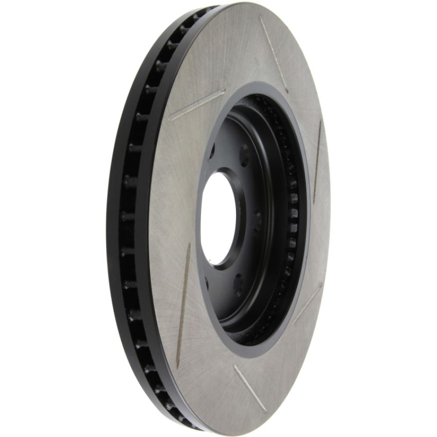 Stoptech 126.42085SR Power Slot 05-09 Nissan Frontier 2WD / 02-05 Frontier 4WD Slotted Front Right Rotor