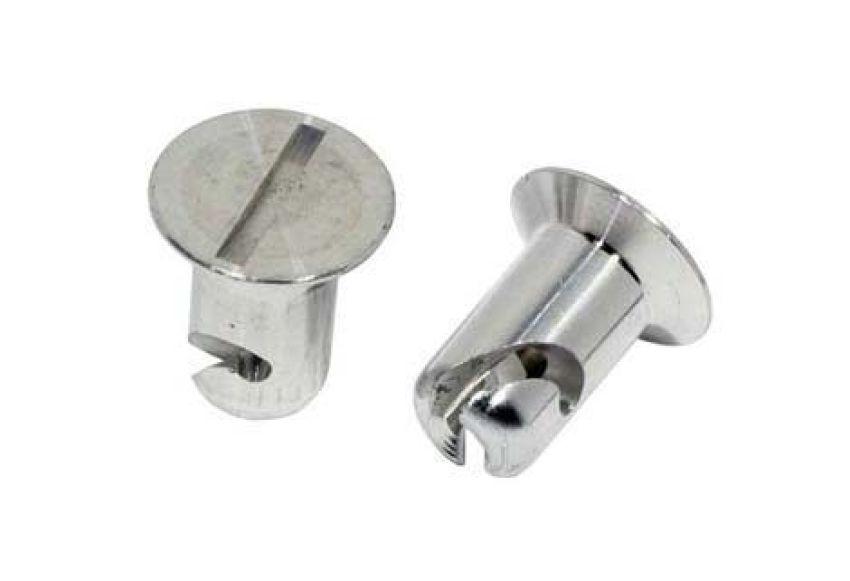 Moroso 71312 Quick Fastener - Flush Head - 7/16in x .450in - Aluminum - 10 Pack