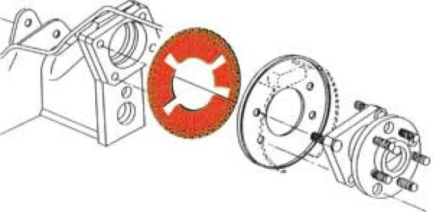 SPECIALTY PRODUCTS COMPANY 75800 DUAL ANGLE SHIM (RED)