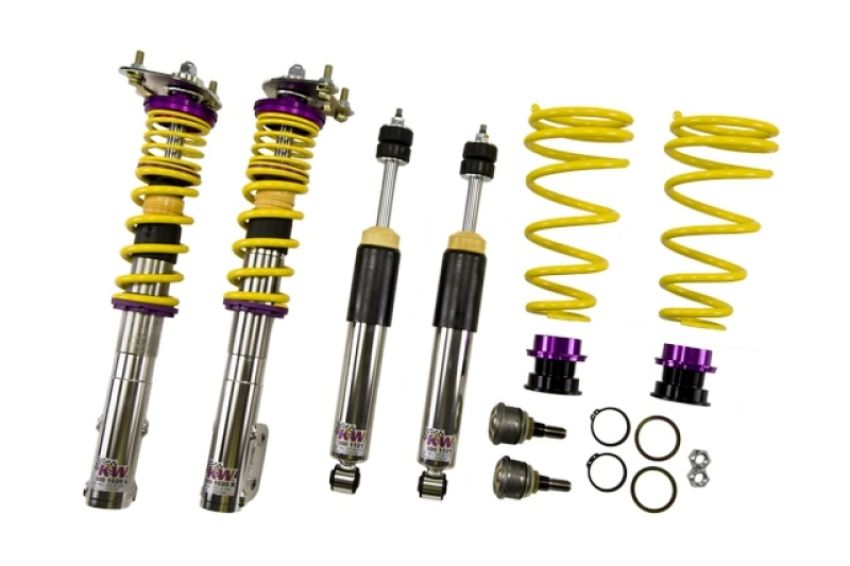 KW 10230032 Coilover Kit V1 Ford Mustang incl. GT and Cobra; front and rear coilovers