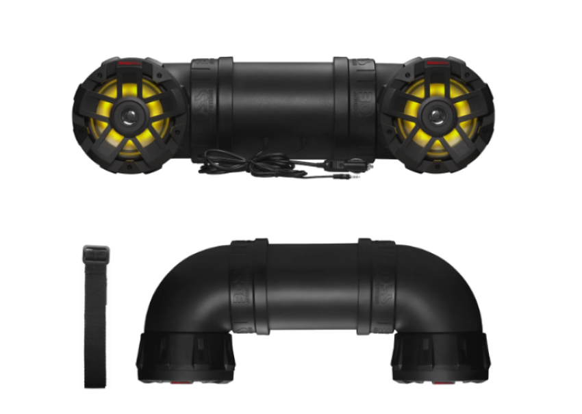 BOSS Audio Systems ATV Amplified Bluetooth Sound System / 6.5in Speakers - RGB Illumination