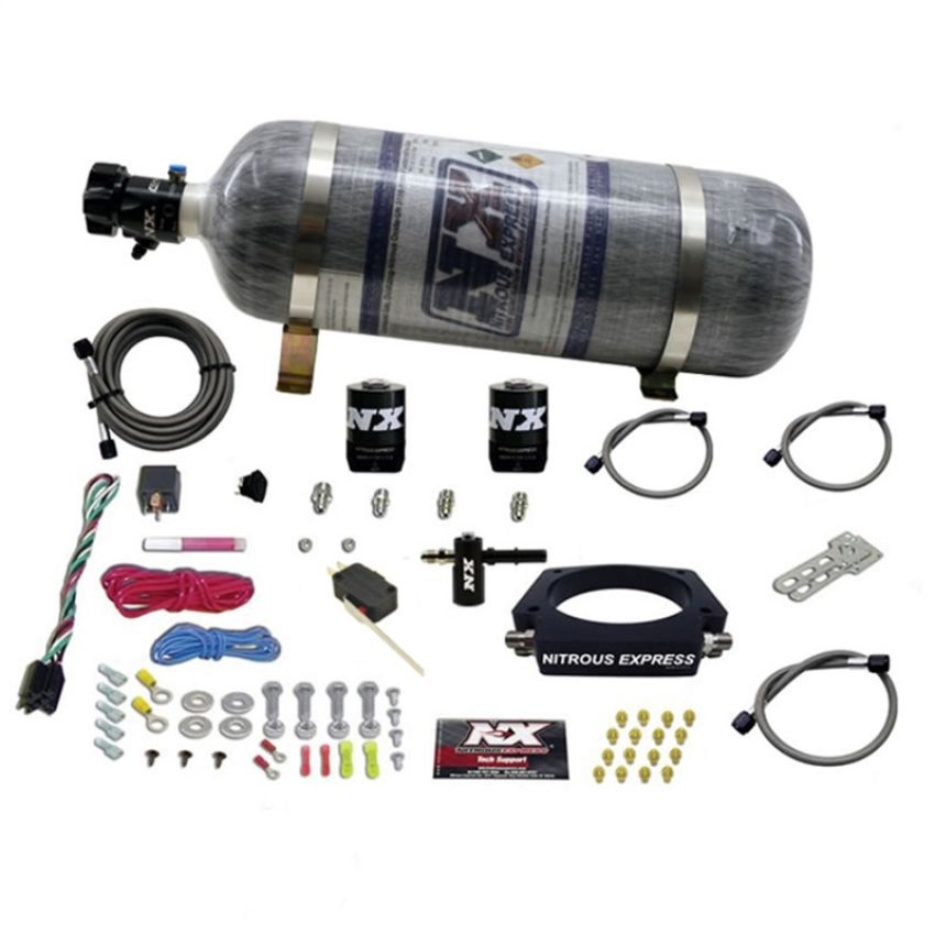 Nitrous Express 20962-12 LT2 C8 NITROUS PLATE SYSTEM (50-300HP) W/ COMPOSITE BOTTLE