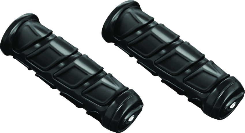 Kuryakyn 6373 Kinetic Grips Universal 1in Gloss Black