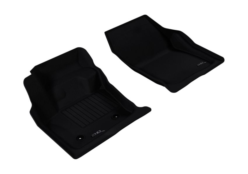 3D MAXpider 2013-2016 Ford/Lincoln Fusion/MKZ Kagu 1st Row Floormat - Black