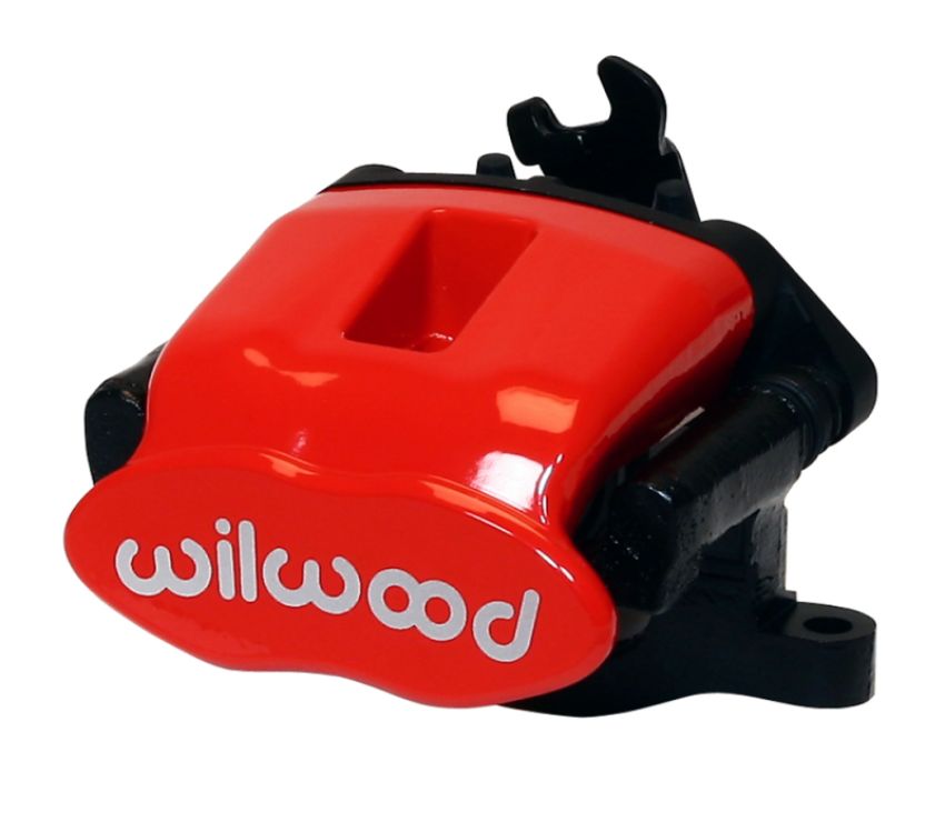 Wilwood 120-9809-RD Caliper-Combination Parking Brake-L/H-Red 34mm piston .81in Disc