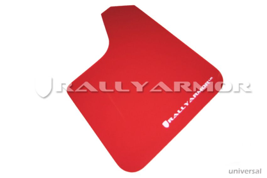 Rally Armor MF12-UR-RD/WH Red Mud Flap/White Logo