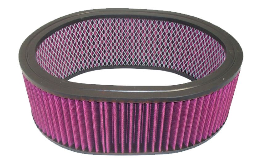 RACING POWER CO-PACKAGED RPCR2126 12In X 4In Oval Washable Element