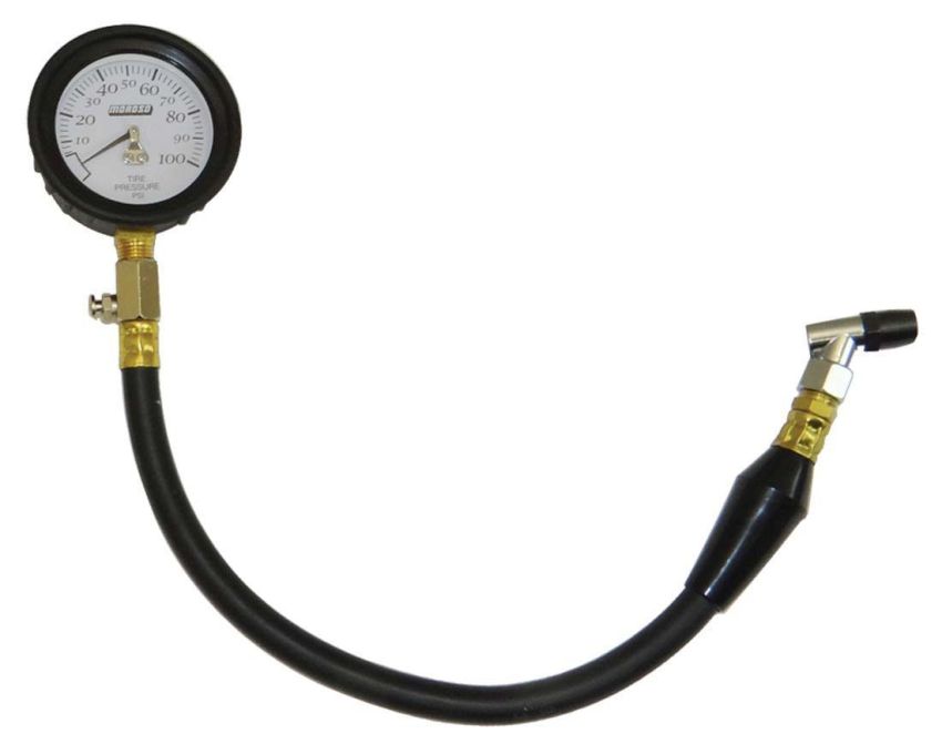 Moroso 89595 Tire Pressure Gauge 0-100psi - Garage Series