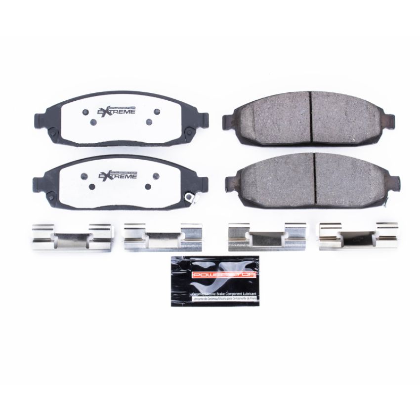 PowerStop Z26-1080 PowerStop - Z26 Performance Carbon-Fiber Ceramic Brake Pads with Hardware Kit