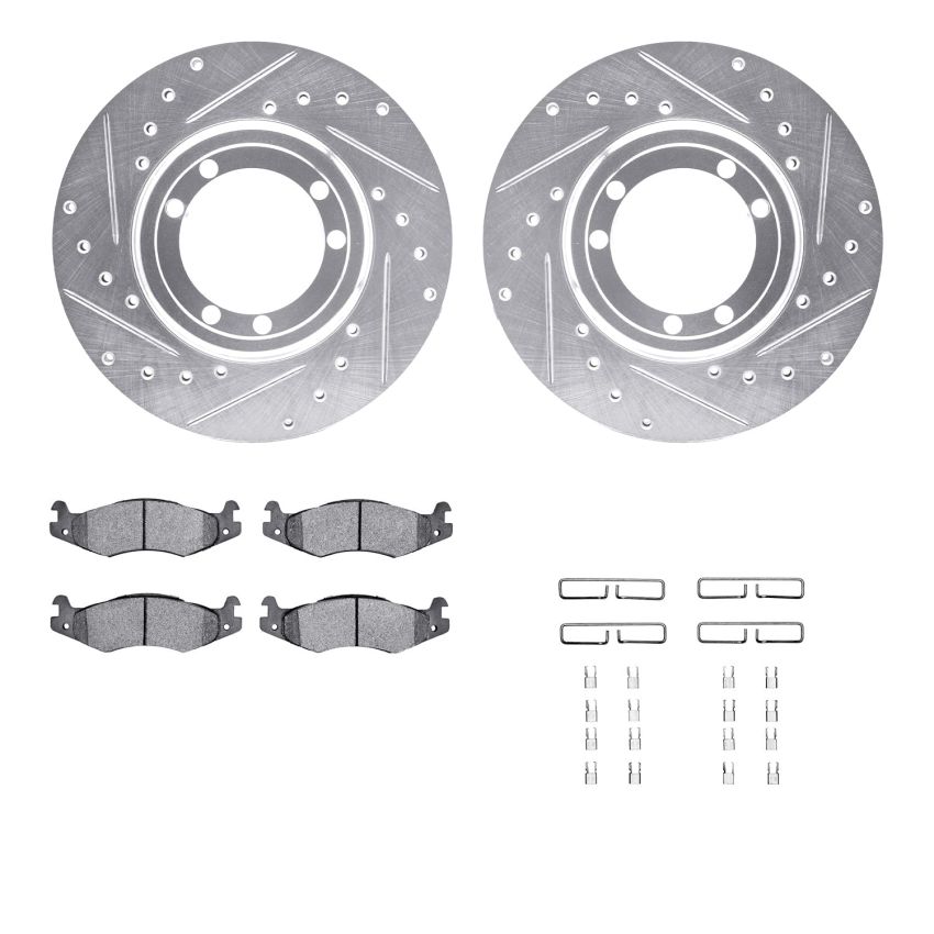 Dynamic Friction 7212-44001 Rotor Kit