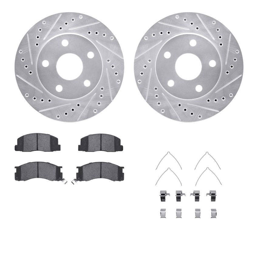 Dynamic Friction 7512-76180 Rotor Kit