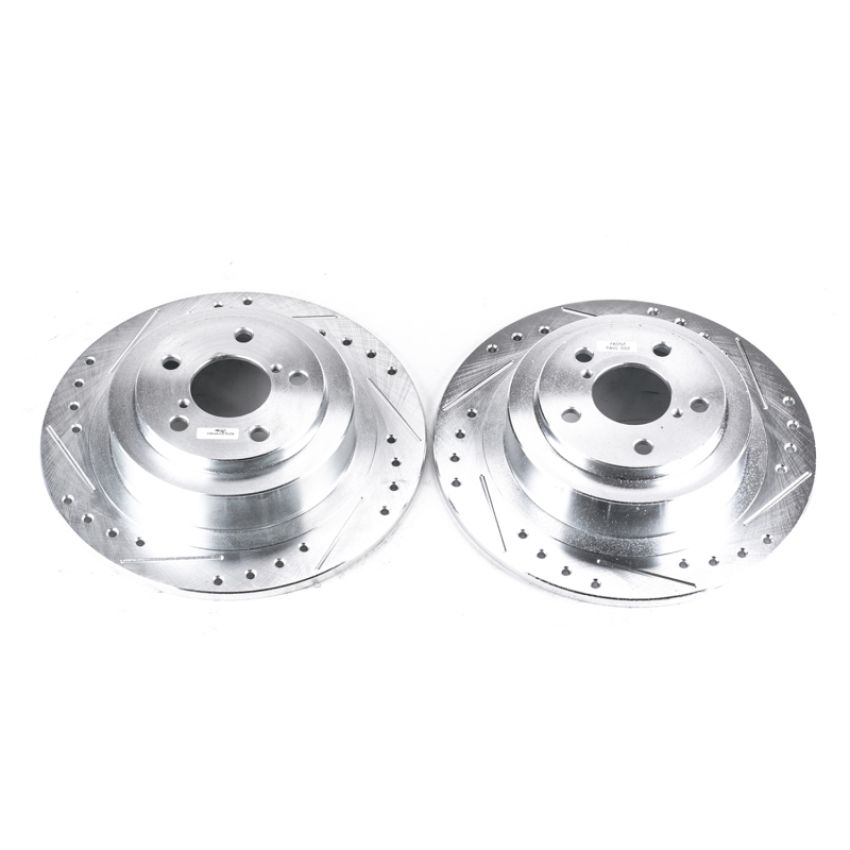 PowerStop JBR945XPR PowerStop Evolution Performance Drilled, Slotted & Plated Brake Rotor Pair