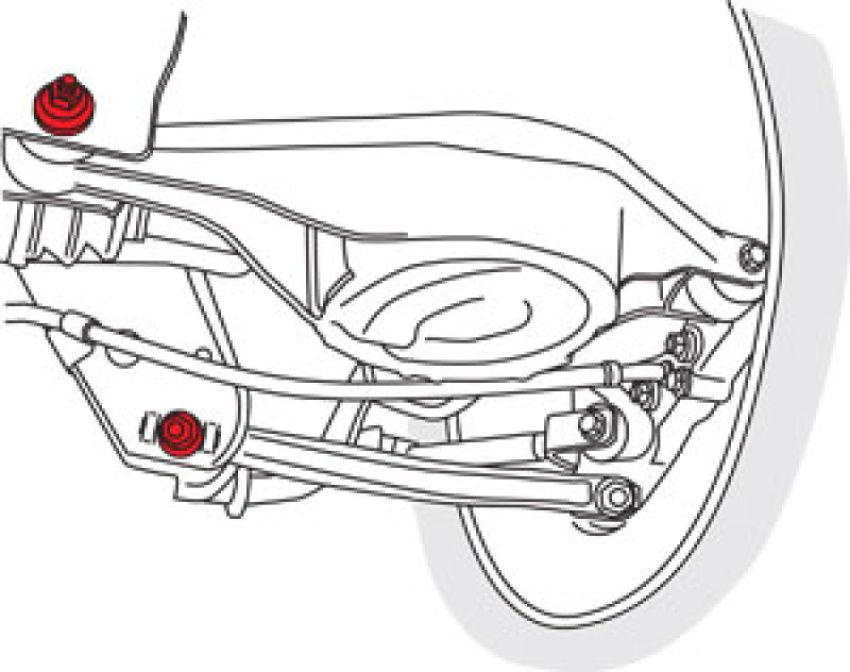 SPECIALTY PRODUCTS COMPANY 72055 350Z REAR CAMBER/TOE ADJ KIT