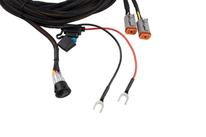 Diode Dynamics DD4092 Light Duty Dual Output 3-way 4-pin Wiring Harness