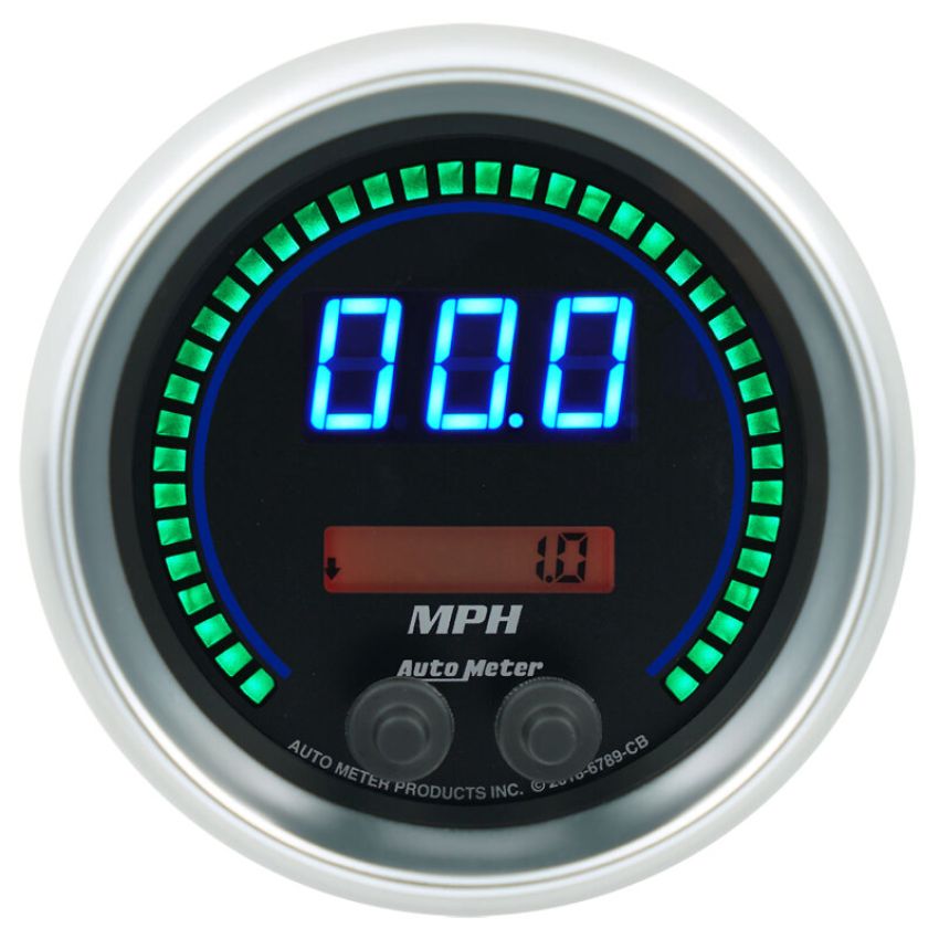 AutoMeter 6789-CB GAUGE, SPEEDO, 3 3/8
