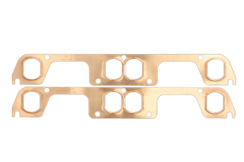 SCE GASKETS 4511 PRO COPPR EMBSSD EXH. SBC ADAPT. PLATE HOOKER BOLT PATTERN