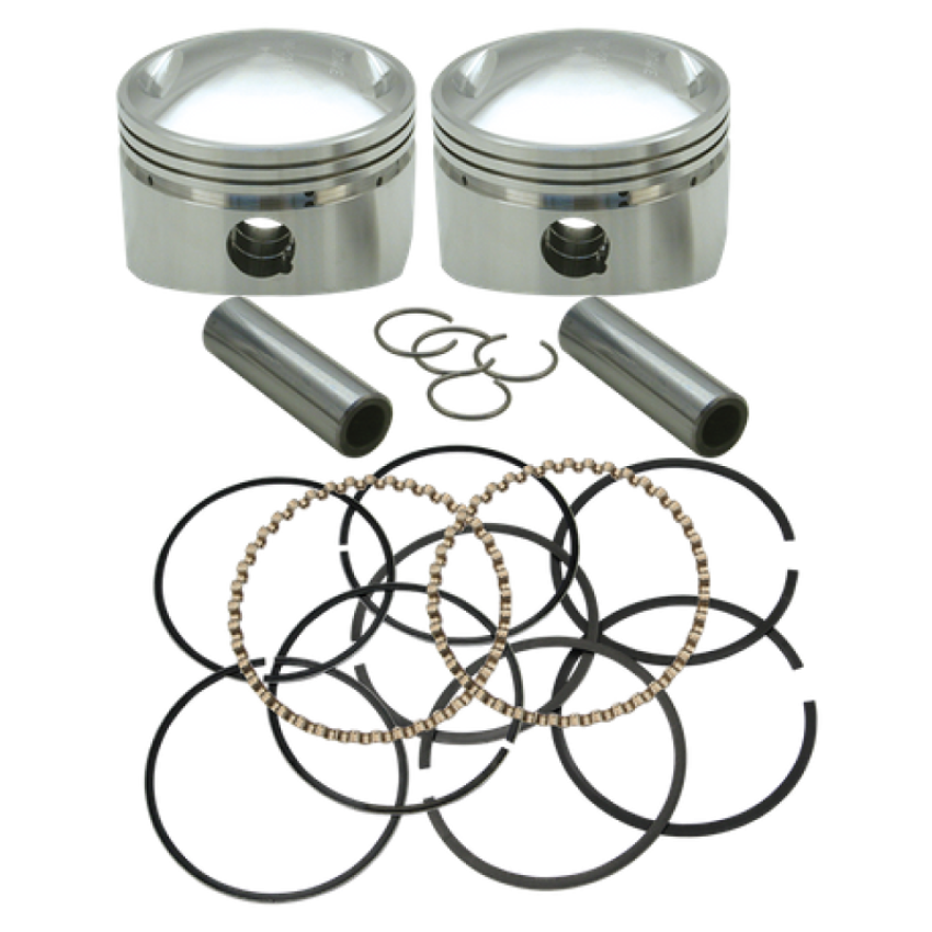 S&S Cycle 106-5537 36-84 BT 3-5/8in Piston Set - .020in
