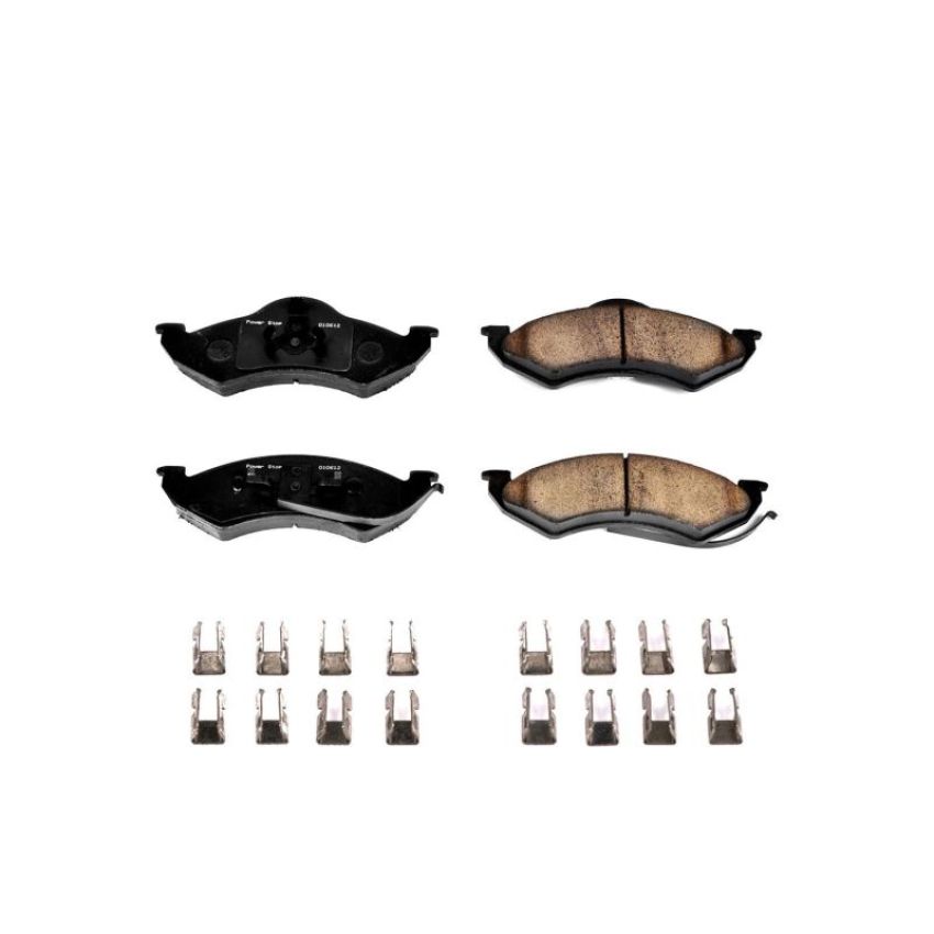 PowerStop 17-746 PowerStop - Z17 Low-Dust Ceramic Brake Pads with Hardware
