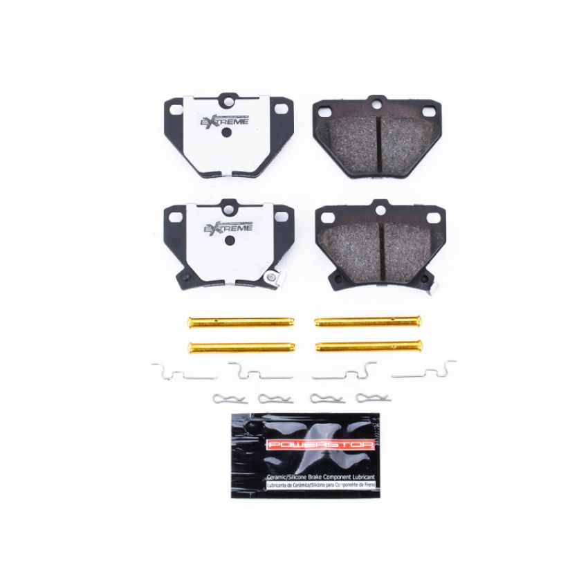PowerStop Z26-823 PowerStop - Z26 Performance Carbon-Fiber Ceramic Brake Pads with Hardware Kit