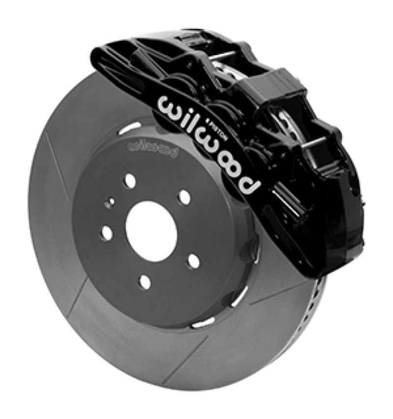 Wilwood 140-15431 SX6R Front Brake Kit 15in Lug Drive Slotted Black w/ Lines 10-14 Chevrolet Camaro SS