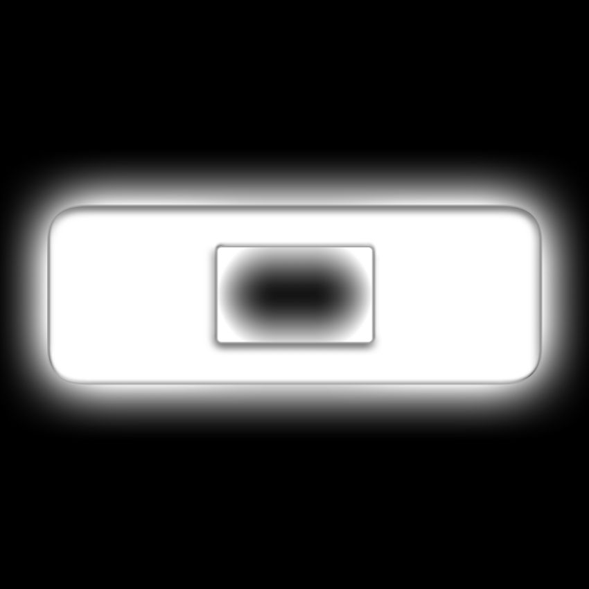 Oracle Lighting 3140-O-001 Universal Illuminated LED Letter Badges - Matte White Surface Finish - O