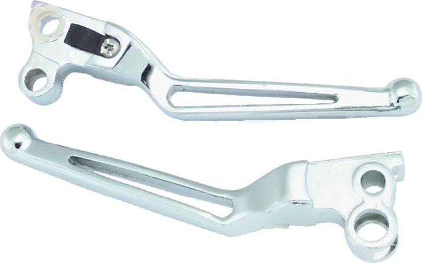 Bikers Choice 491253 82-95 Big Twin & XL Chrome Custom Slotted Lever Set