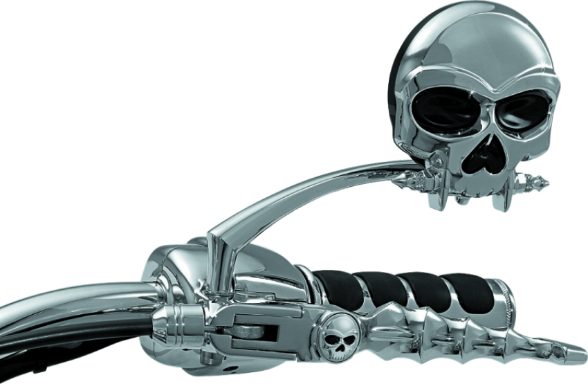 Kuryakyn 1047 Zombie Levers 96-Up Cable Chrome