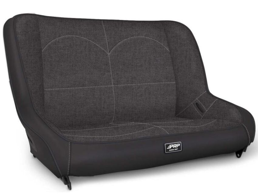 PRP Seats A3610-36-54 PRP Jeep CJ7/YJ Low Back Rear Bench - Grey