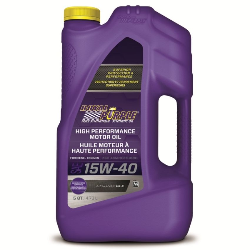 Royal Purple 23154 Duralec Super Diesel 15W-40 Motor Oil (Canada) - 5 Quart