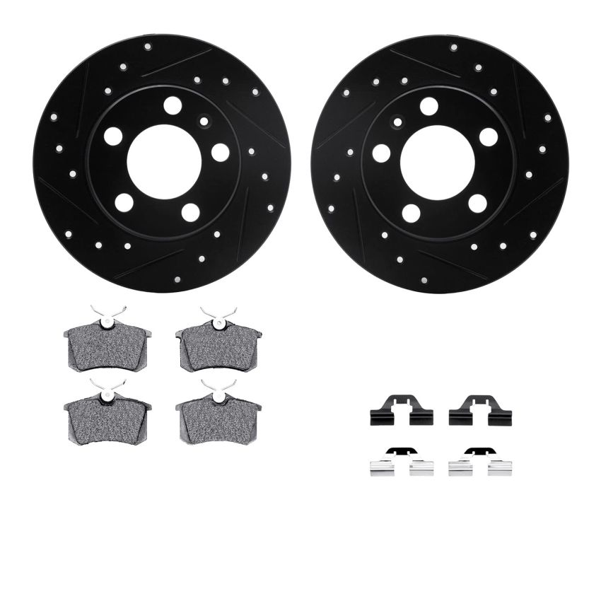 Dynamic Friction 8512-74034 Rotor Kit