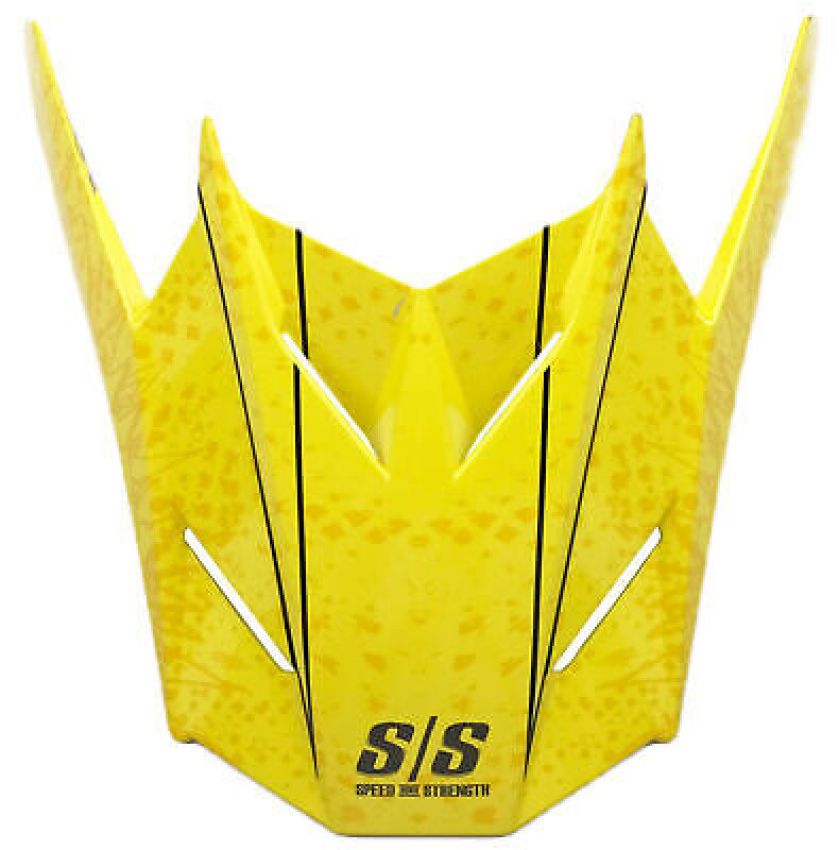 Speed and Strength 874958 SS2400 Lunatic Fringe Visor - Yellow/Black