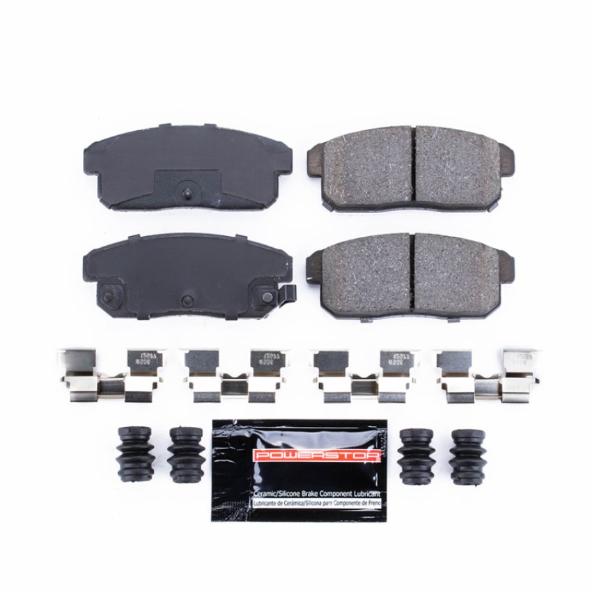 PowerStop Z23-900 PowerStop - Z23 Daily Driver Carbon-Fiber Ceramic Brake Pads with Hardware Kit