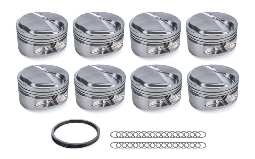JE Pistons 296989 BBC BLOWN ALKY DOME Set of 8 Pistons