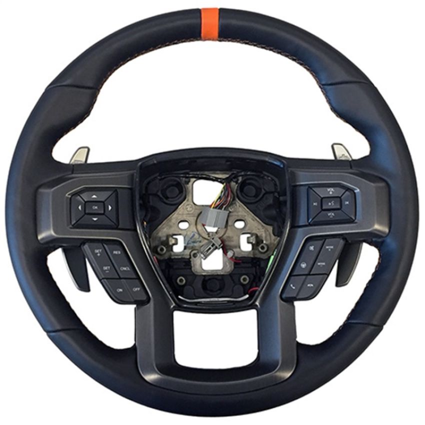 Ford Racing M-3600-F15ROR 2015-2018 F-150 Raptor Performance Steering Wheel Kit-Orange Sightline