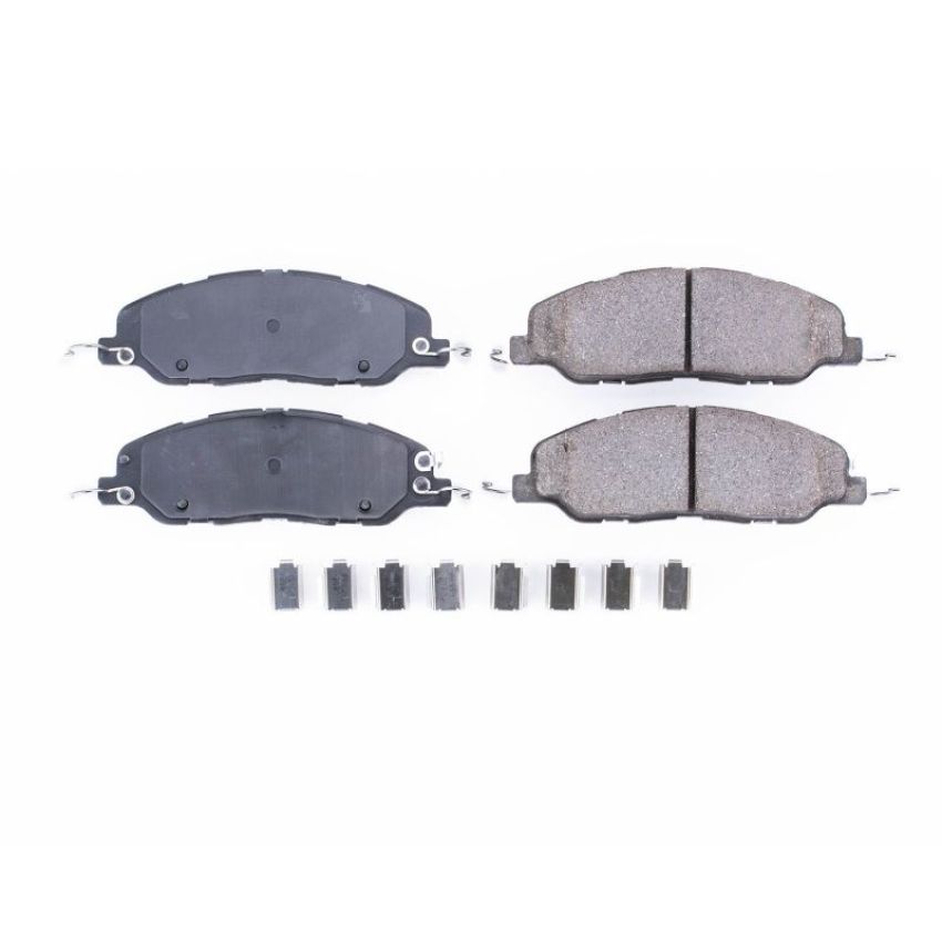 PowerStop 17-1463 PowerStop - Z17 Low-Dust Ceramic Brake Pads with Hardware