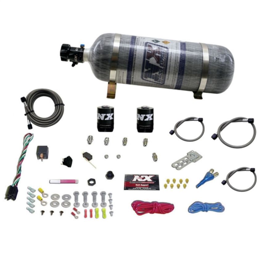 Nitrous Express 20113-12 FORD EFI RACE (100-150-200-250HP) SINGLE NOZZLE WITH COMPOSITE BOTTLE