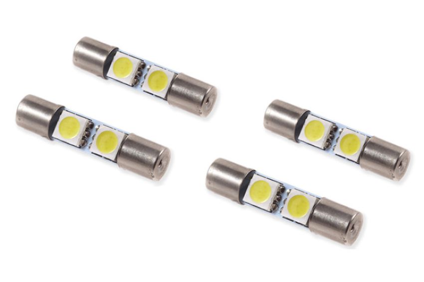 Diode Dynamics DD0047Q 28mm SMF2 LED Bulb Warm - White Set of 4