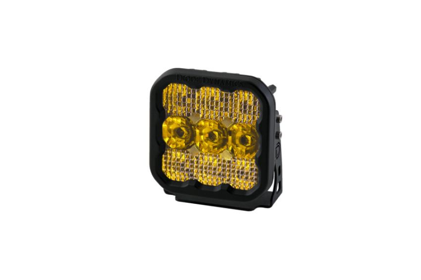Diode Dynamics DD6778S SS5 LED Pod Pro - Yellow Combo (Single)