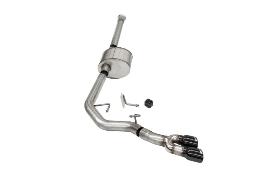 Corsa Performance 21150BLK 3.0in. Front of Tire Exit Catback Exhaust System with Twin 3.5in. Tips