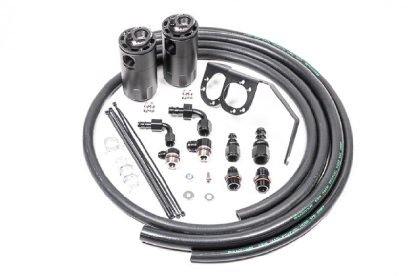 Radium Engineering 20-0256-FL DUAL CATCH CAN KIT, 15-21 SUBARU WRX, FLUID LOCK