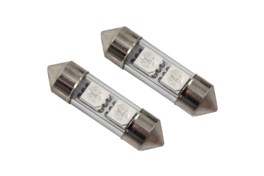 Diode Dynamics DD0189P 31mm SMF2 LED Bulb - Amber (Pair)