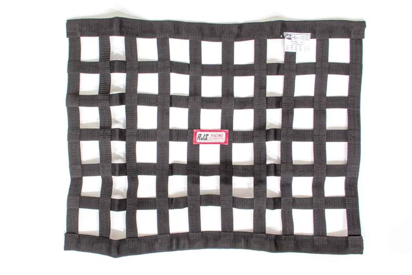 RJS SAFETY RJS10000401 Black Ribbon Window Net 18x24