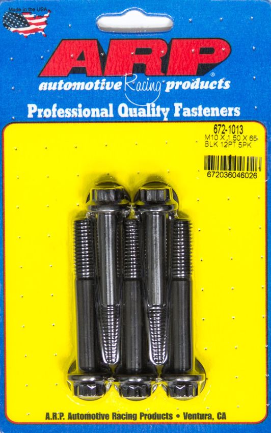ARP ARP672-1013 Bolt Kit - 12pt. (5) 10mm x 1.5 x 65mm