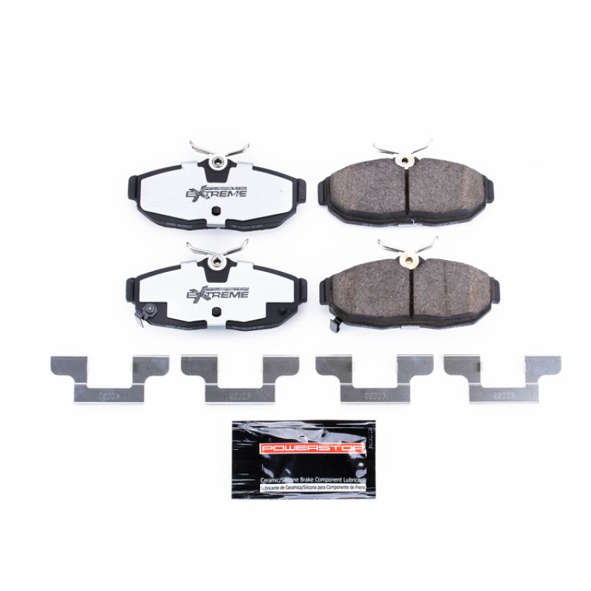 PowerStop Z26-1562 PowerStop - Z26 Performance Carbon-Fiber Ceramic Brake Pads with Hardware Kit