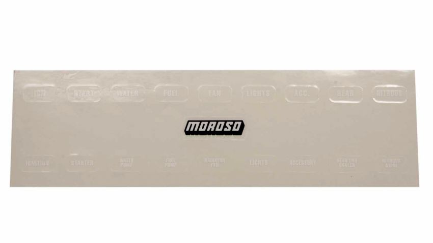 MOROSO MOR97542 Switch Panel Label